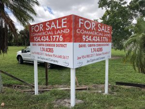 custom promotional real estate signage